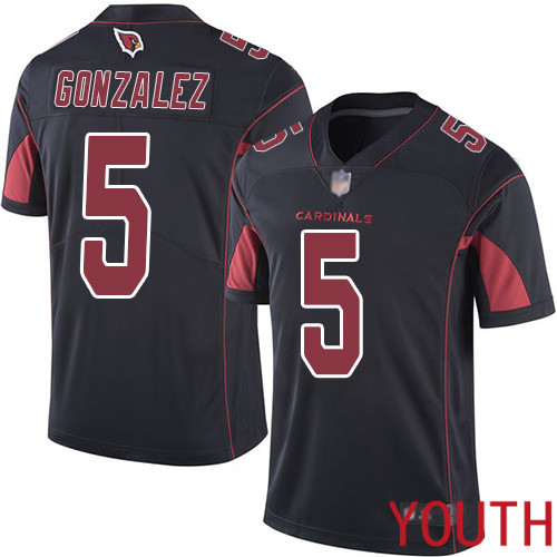 Arizona Cardinals Limited Black Youth Zane Gonzalez Jersey NFL Football #5 Rush Vapor Untouchable->youth nfl jersey->Youth Jersey